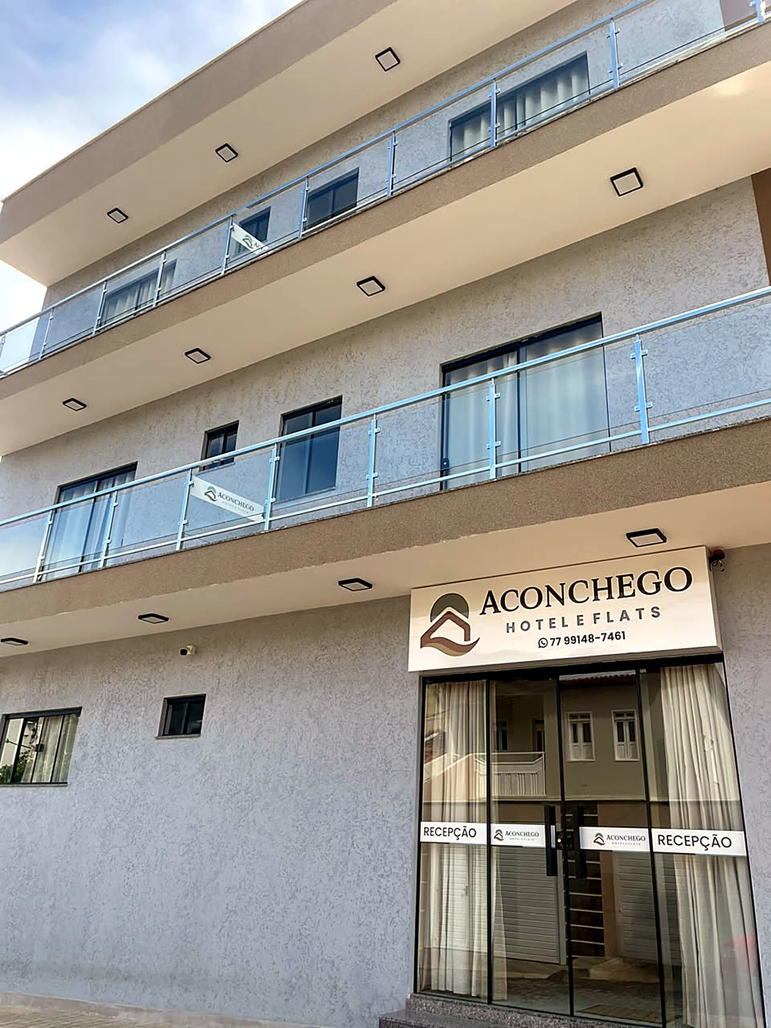 Fachada do hotel
