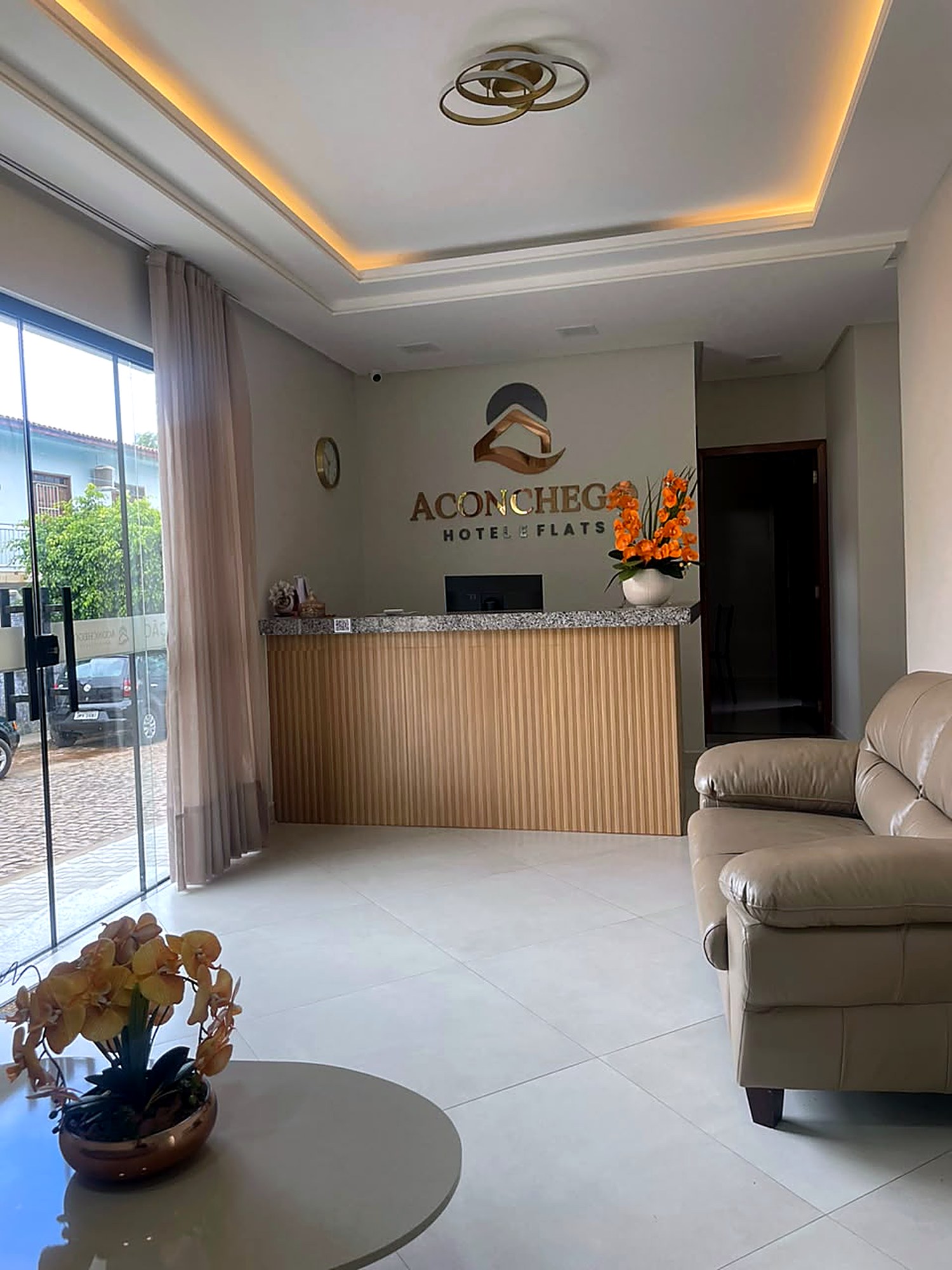 Lobby aconchegante